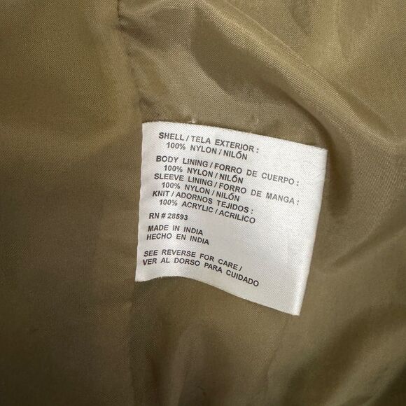 Men’s Nylon Bomber Jacket Knit Collar “Members Only” XL Athleisure Preppy Golf - Picture 10 of 13